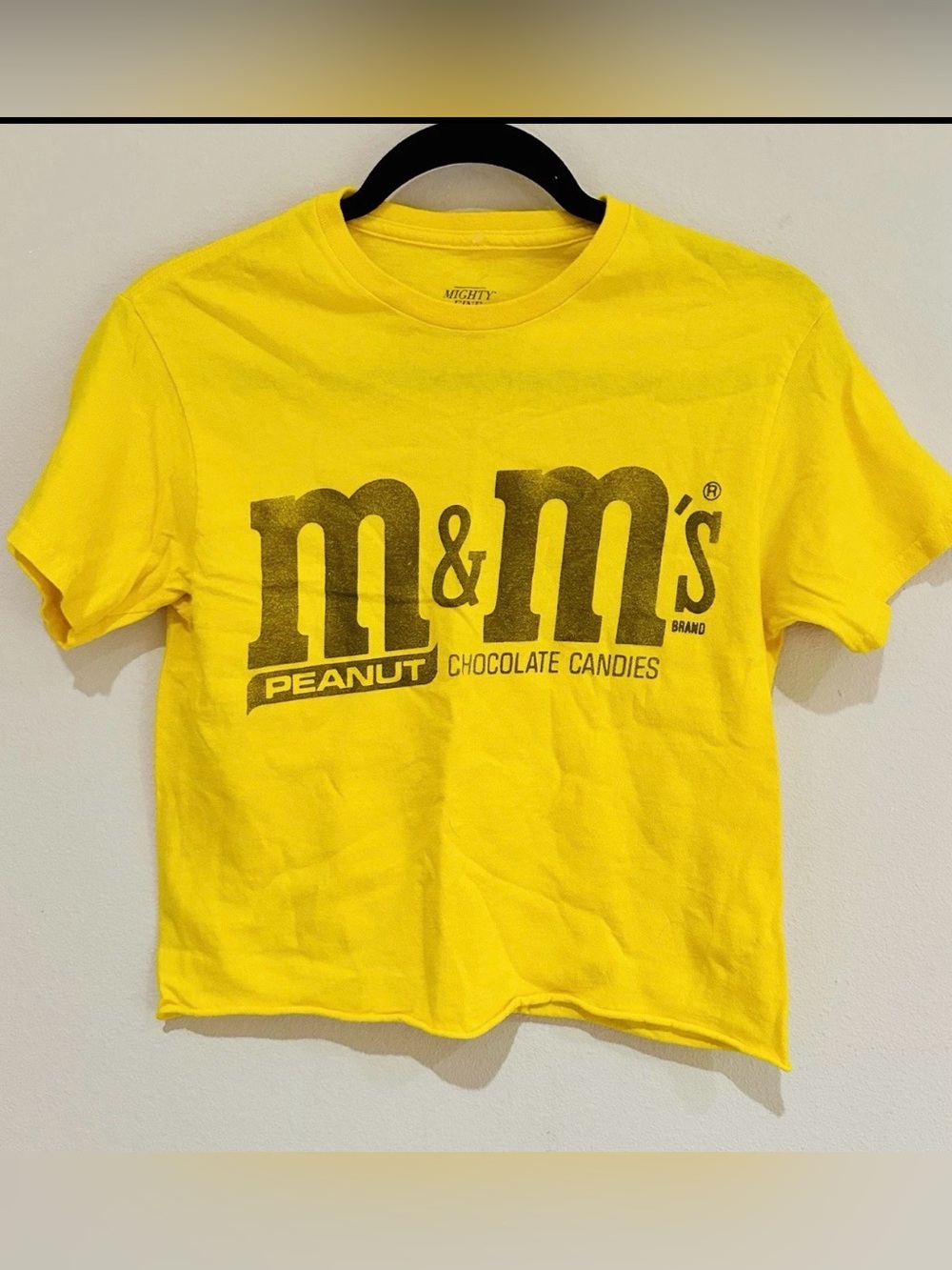 M & M’s T-shirt
Size Small
Yellow